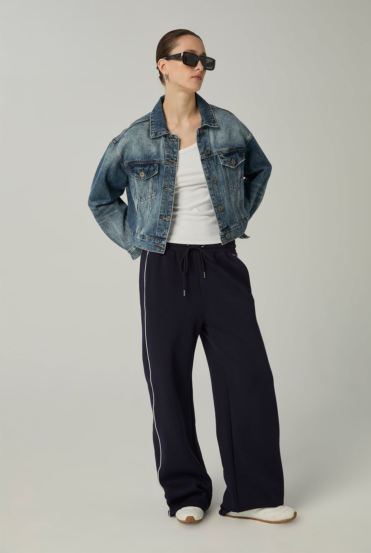 ONE-SHOULDER TANK TOP - CC Double O Official Store