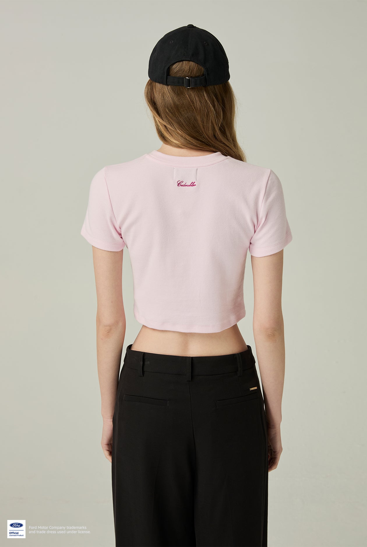 FORD MUSTANG PONY GIRL PINK TEE - CC Double O Official Store