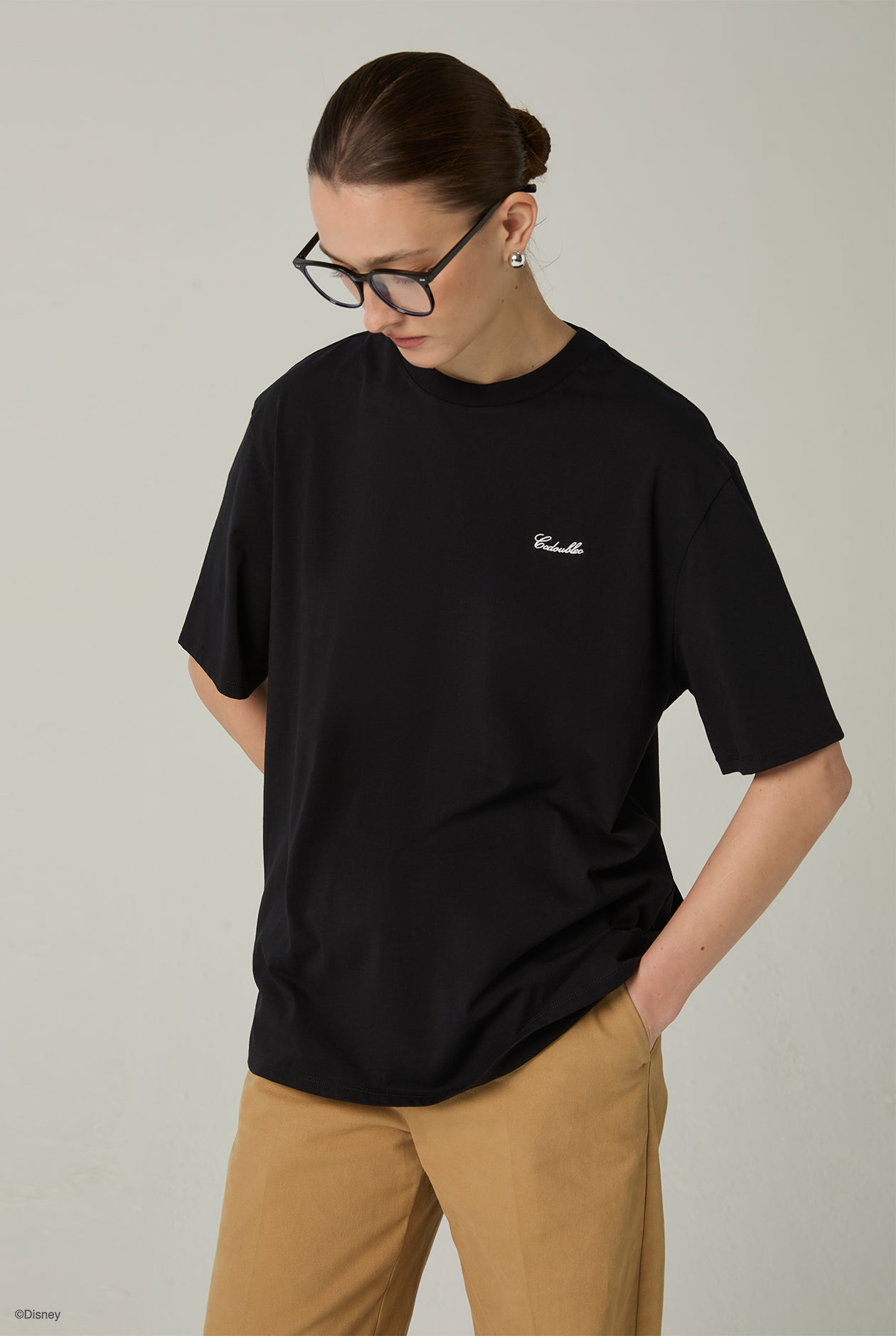 101 DALMATIANS OVERSIZE BLACK TEE