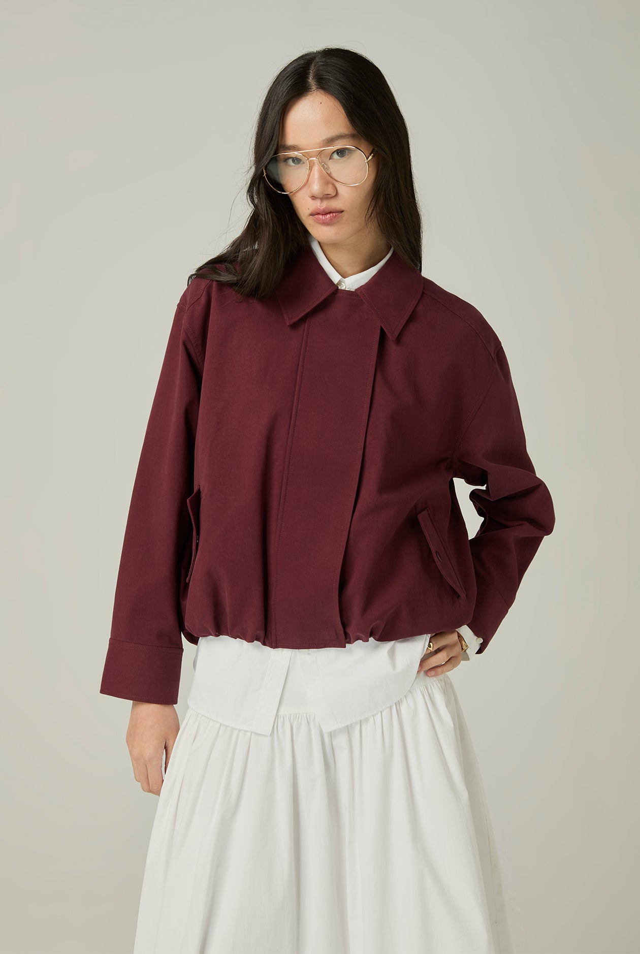 PUFFED BOMBER JACKET