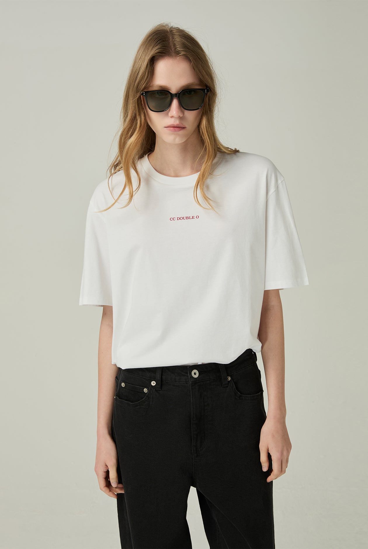 VELVET SCREEN OVERSIZED TEE - CC Double O Official Store