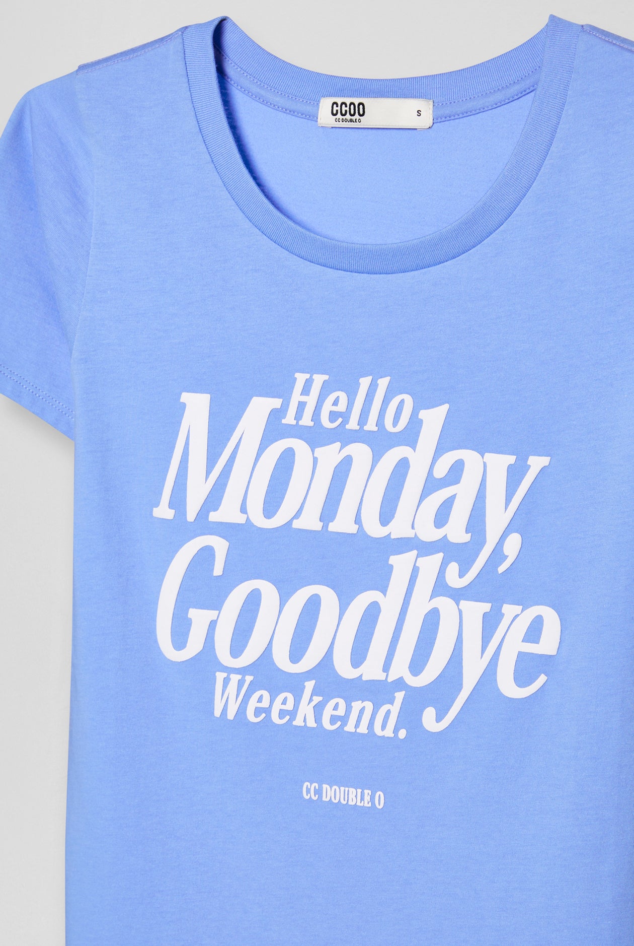 HELLO MONDAY GOODBYE WEEKEND GRAPHIC TEE