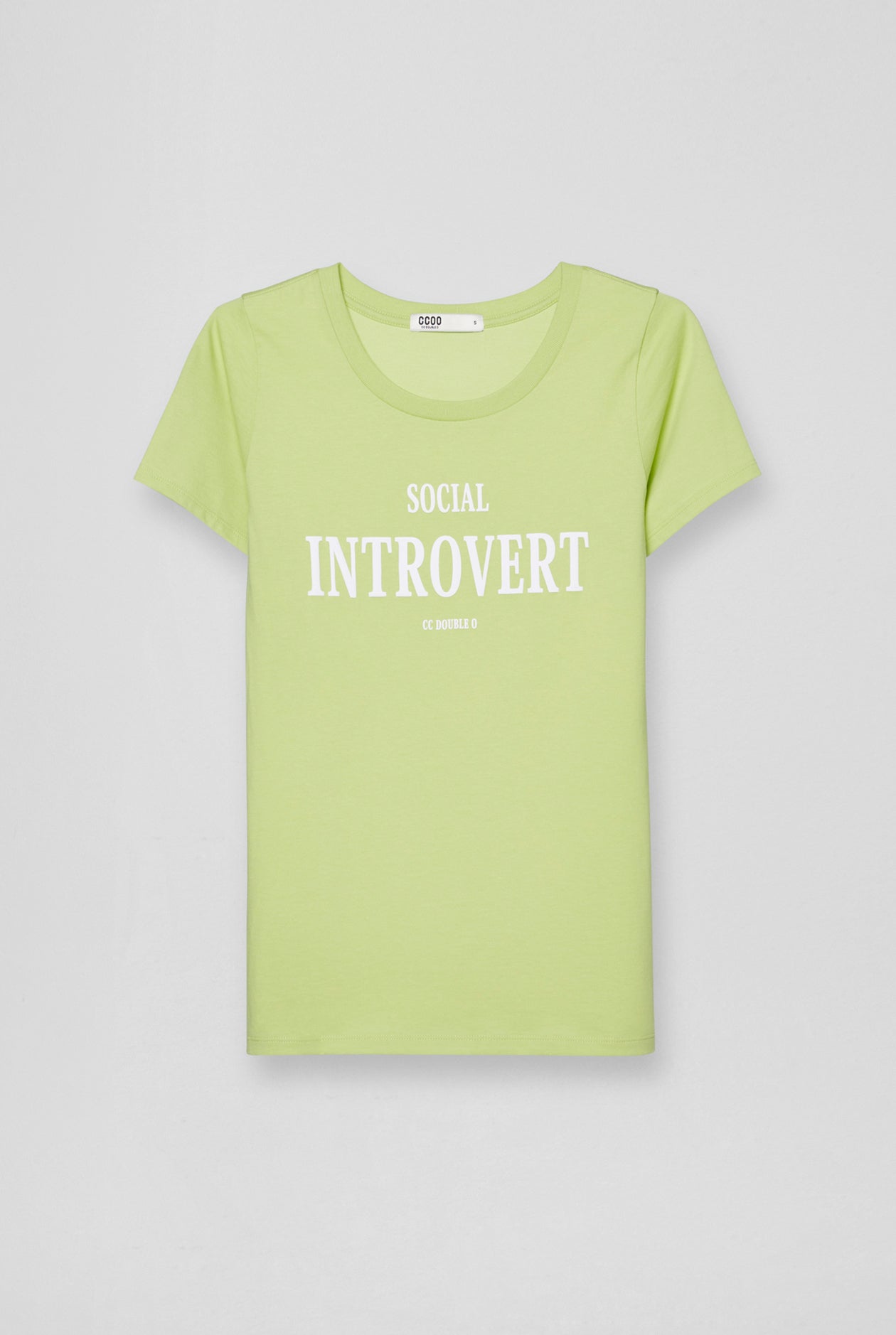 SOCIAL INTROVERT SLOGAN GRAPHIC TEE