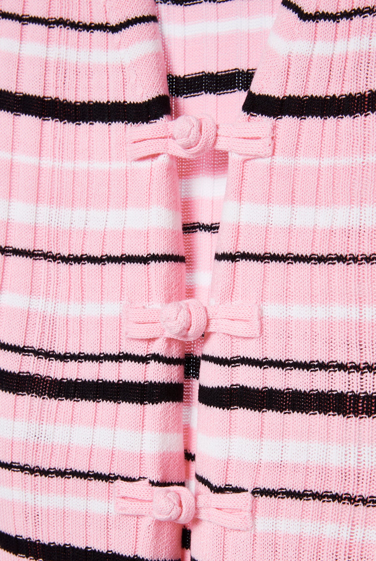 CHEONGSAM BUCKLE STRIPED WAISTCOAT