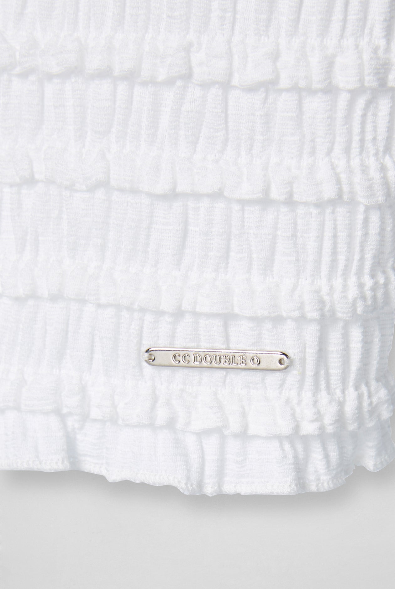 OVERLOCK DETAIL SMOCKED TOP - CC Double O Official Store