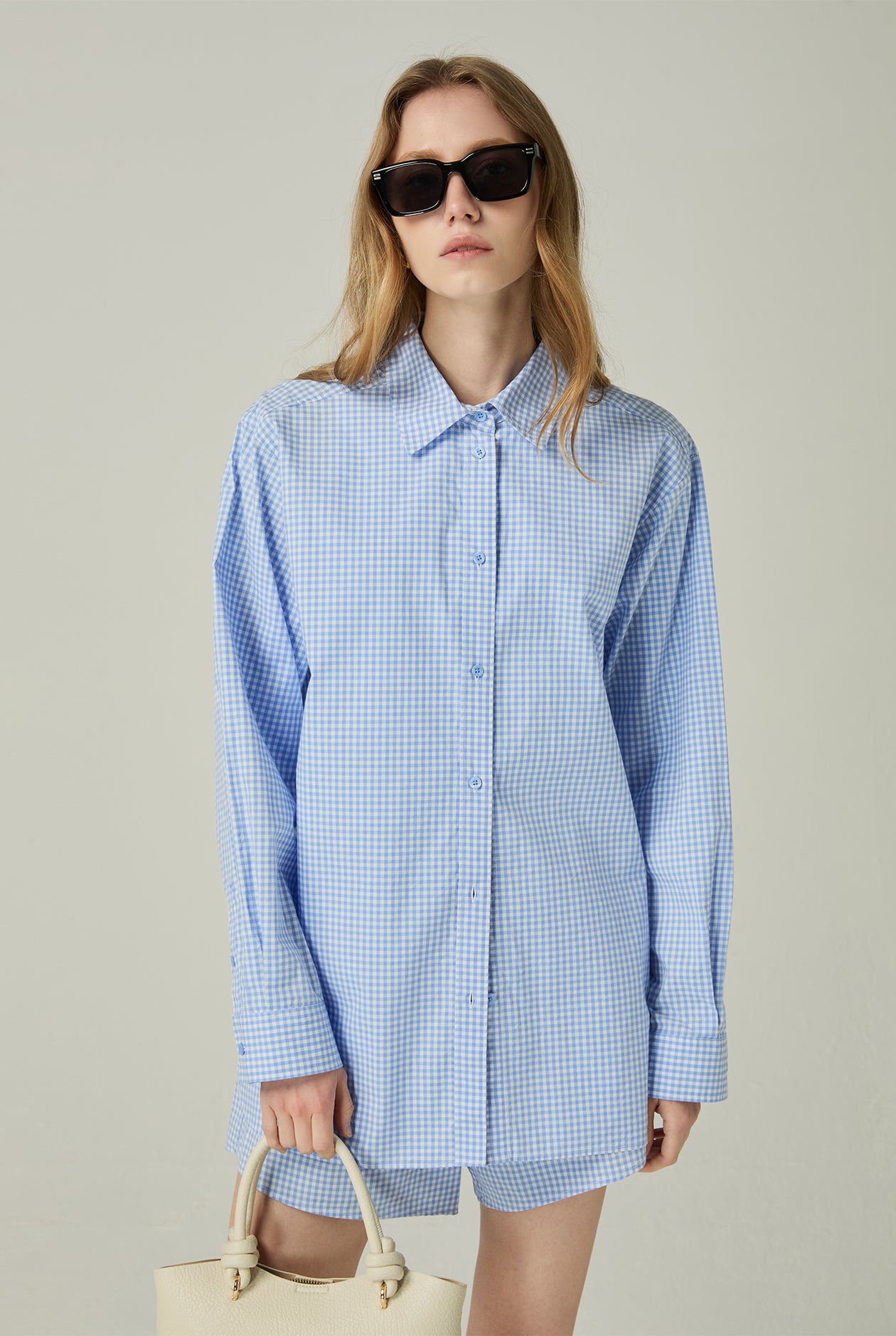 PASTEL GINGHAM SHIRT - CC Double O Official Store