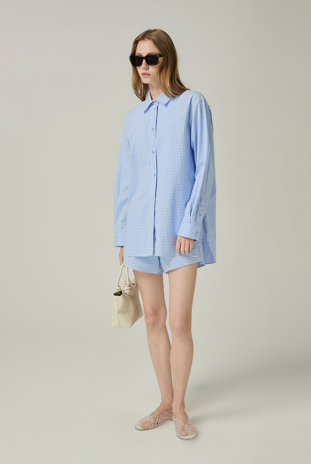 PASTEL GINGHAM SHIRT - CC Double O Official Store