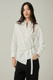 HORSE BUCKLE WRAP BLOUSE - CC Double O Official Store