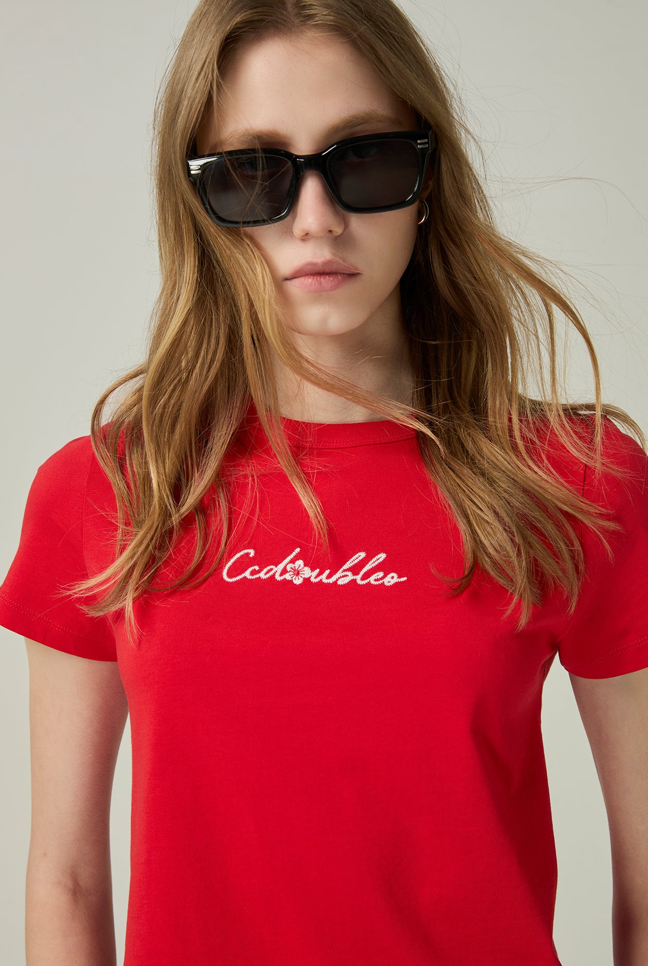 LOGO EMBROIDERED TEE