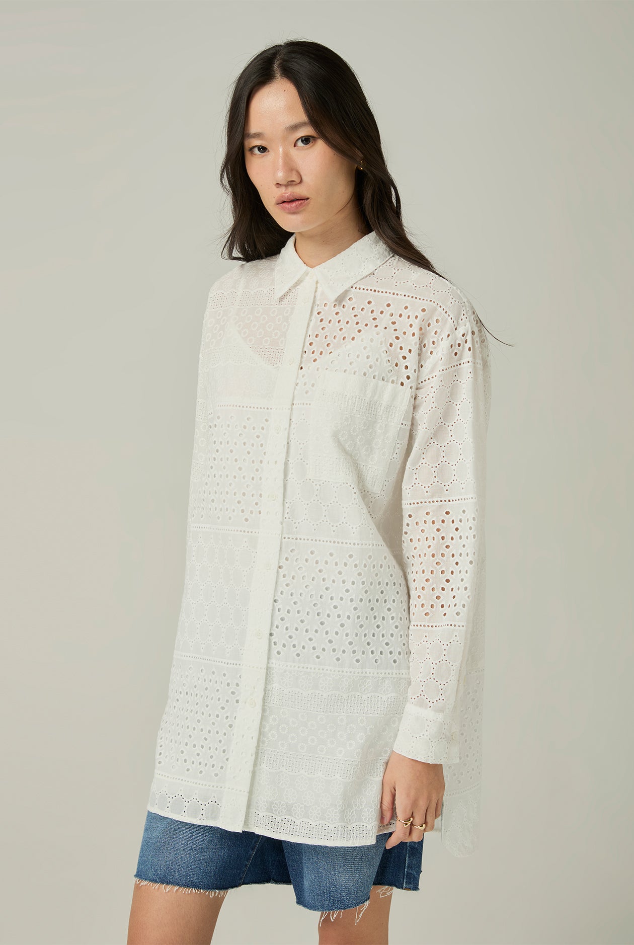 EMBROIDERED TUNIC SHIRT - CC Double O Official Store