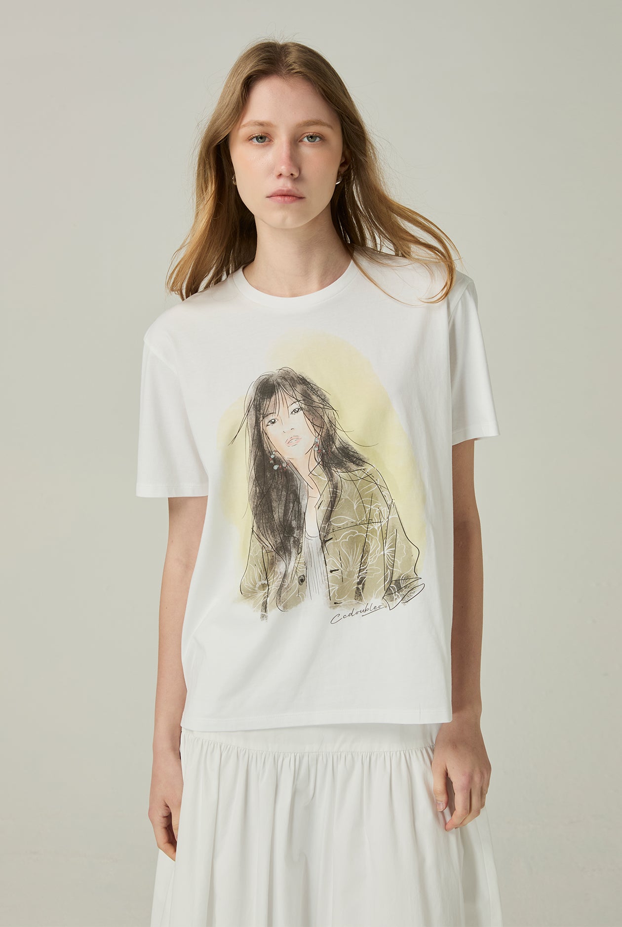 PORTRAIT OVERSIZED TEE - CC Double O Official Store