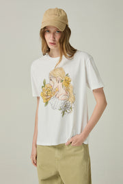 GIRL PORTRAIT OVERSIZED TEE - CC Double O Official Store