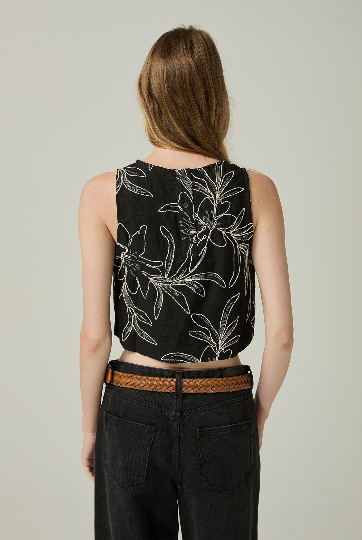 SLEEVELESS FLORAL BLOUSE - CC Double O Official Store