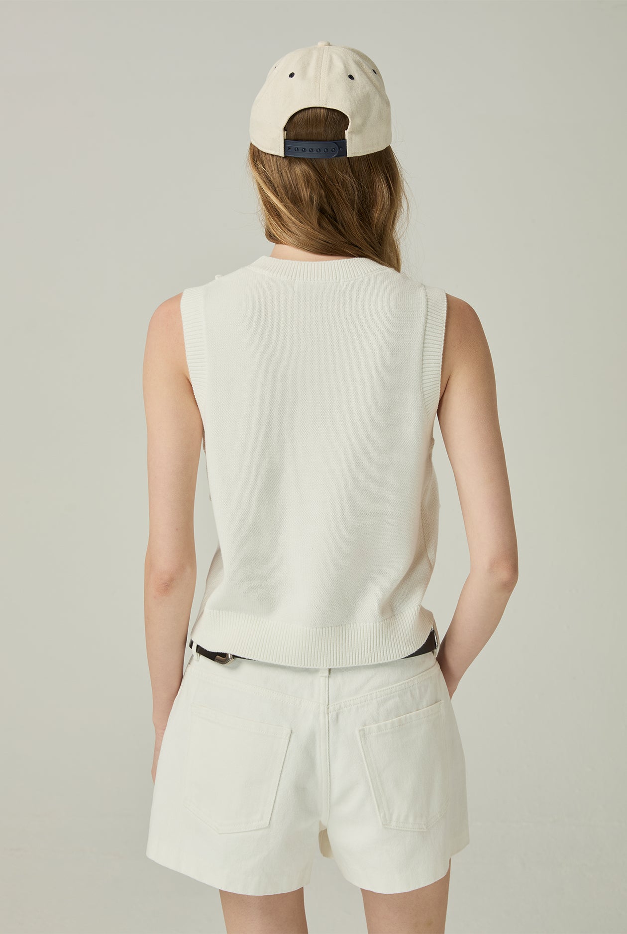 FLORAL APPLIQUE VEST - CC Double O Official Store