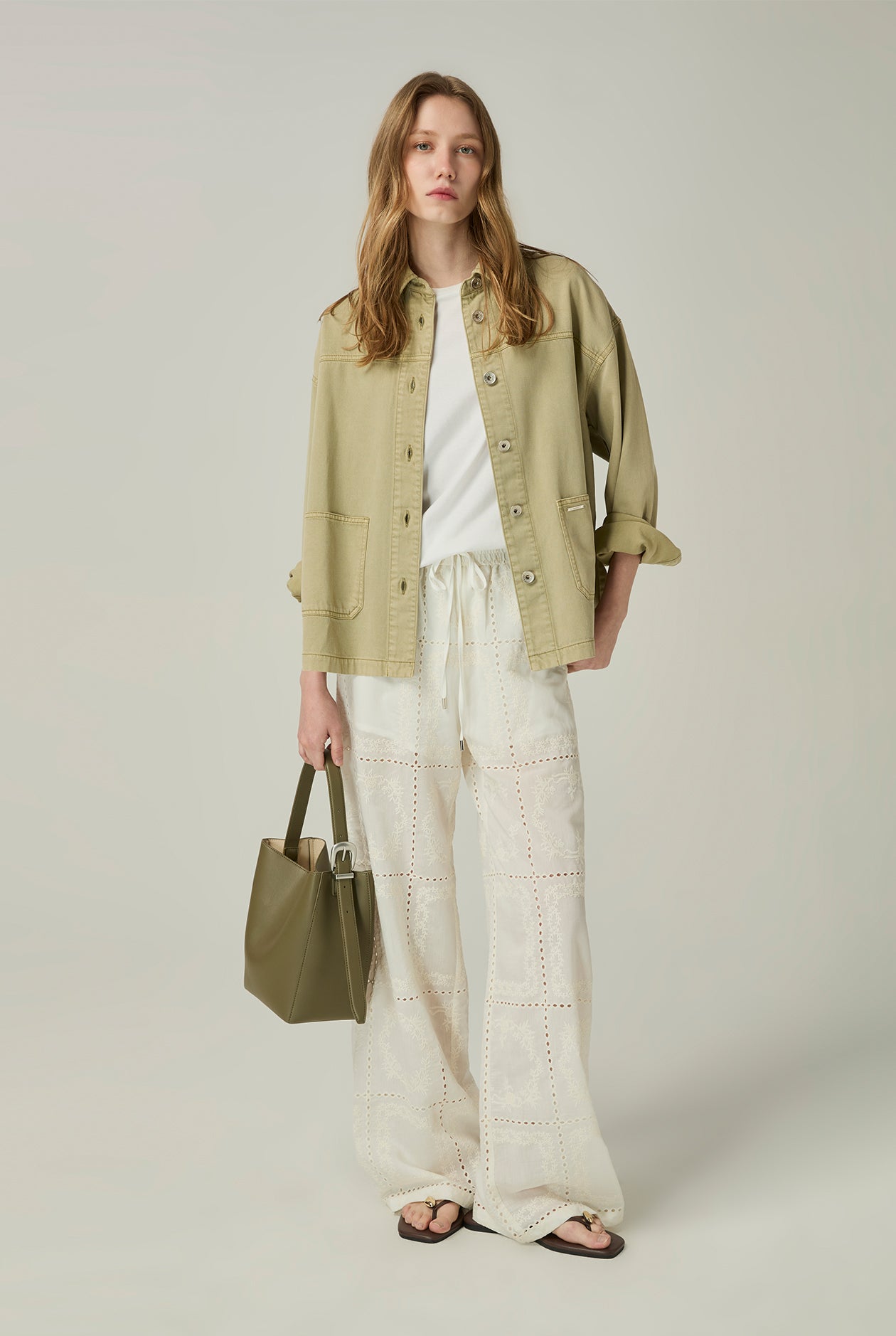 STITCH OVERSIZED JACKET - CC Double O Official Store