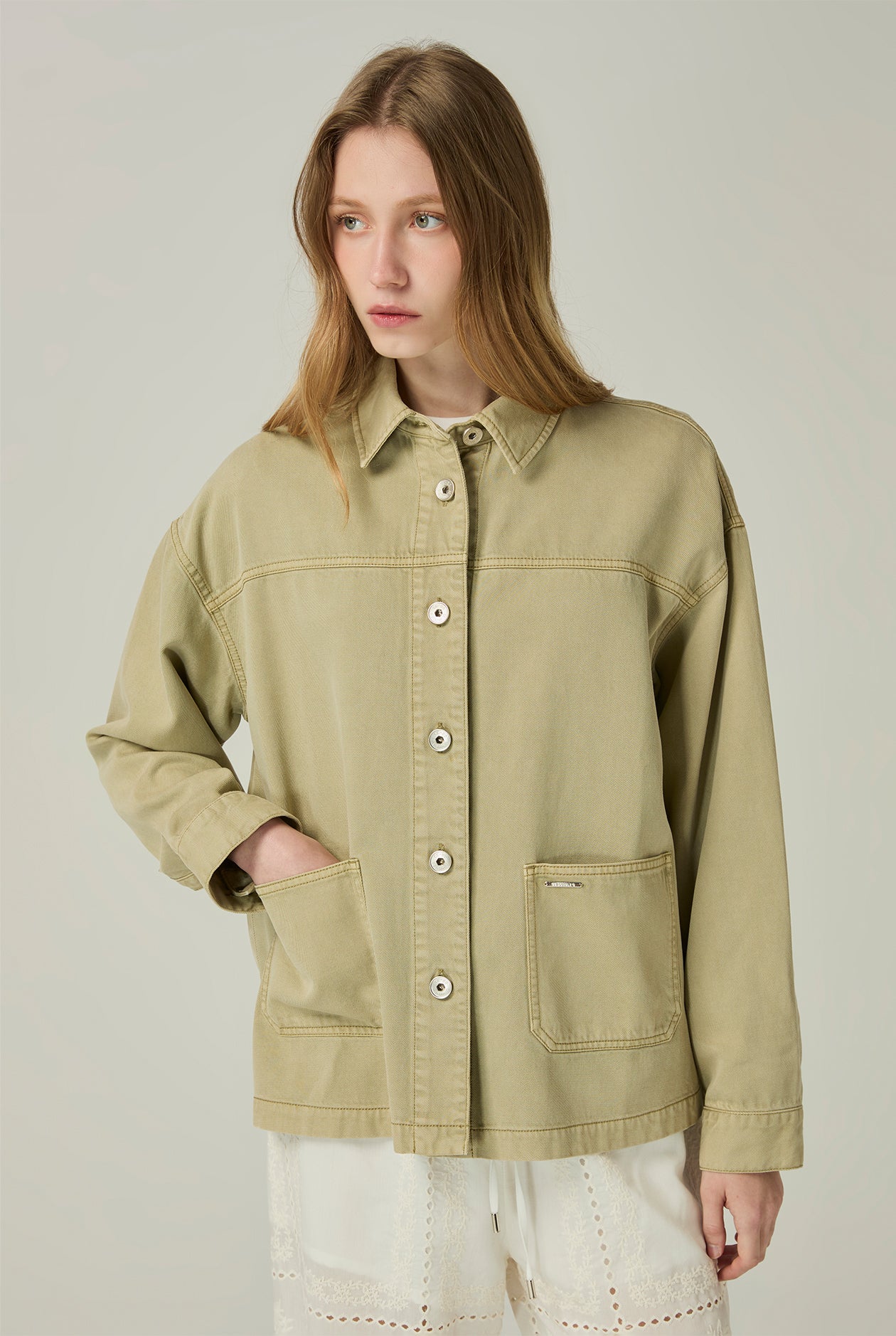 STITCH OVERSIZED JACKET - CC Double O Official Store