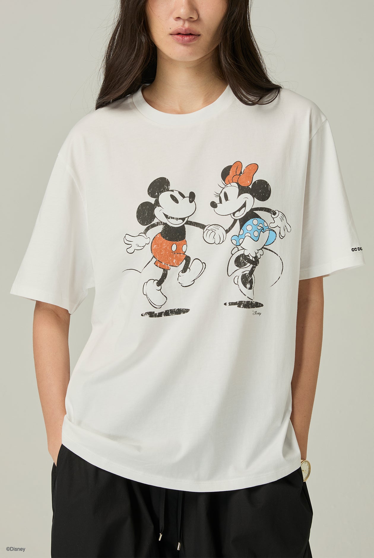 MICKEY AND MINNIE MOUSE GRAPHIC T SHIRT - CC Double O Official Store
