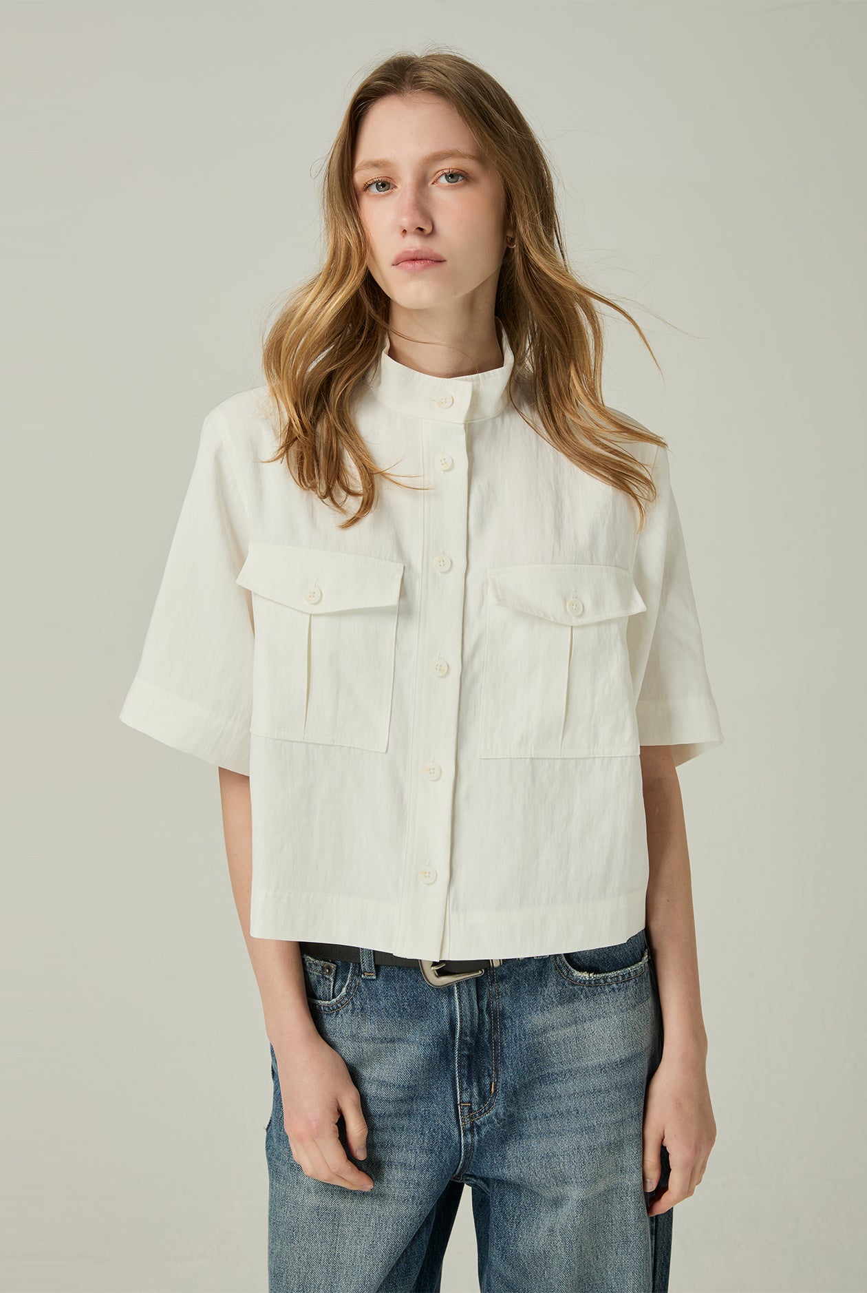 CROPPED CARGO STYLE JACKET