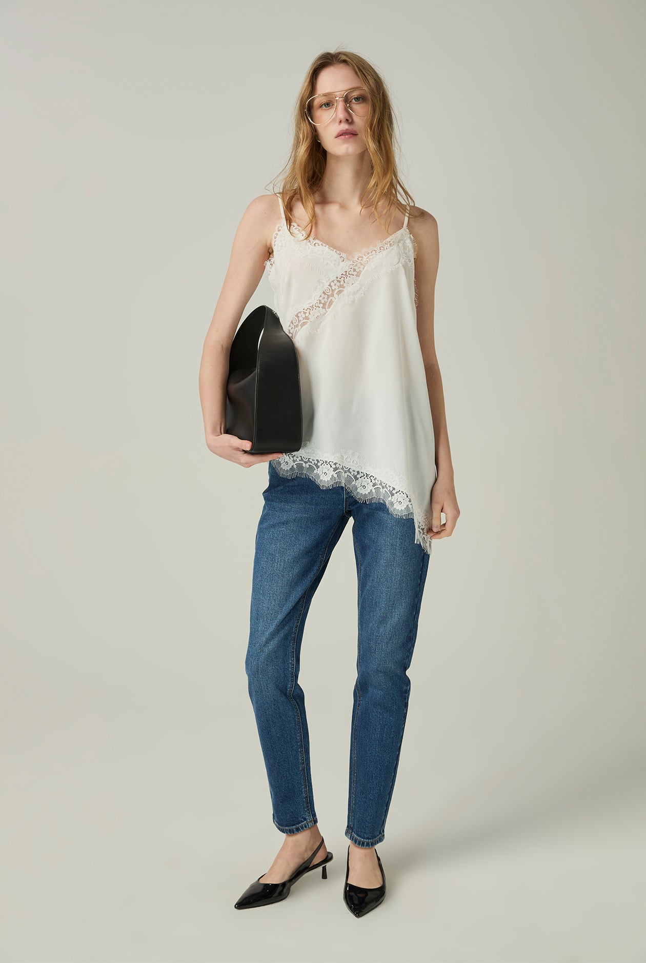 MID NAVY SKINNY JEANS