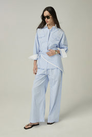 DRAWSTRING STRIPE PANTS - CC Double O Official Store