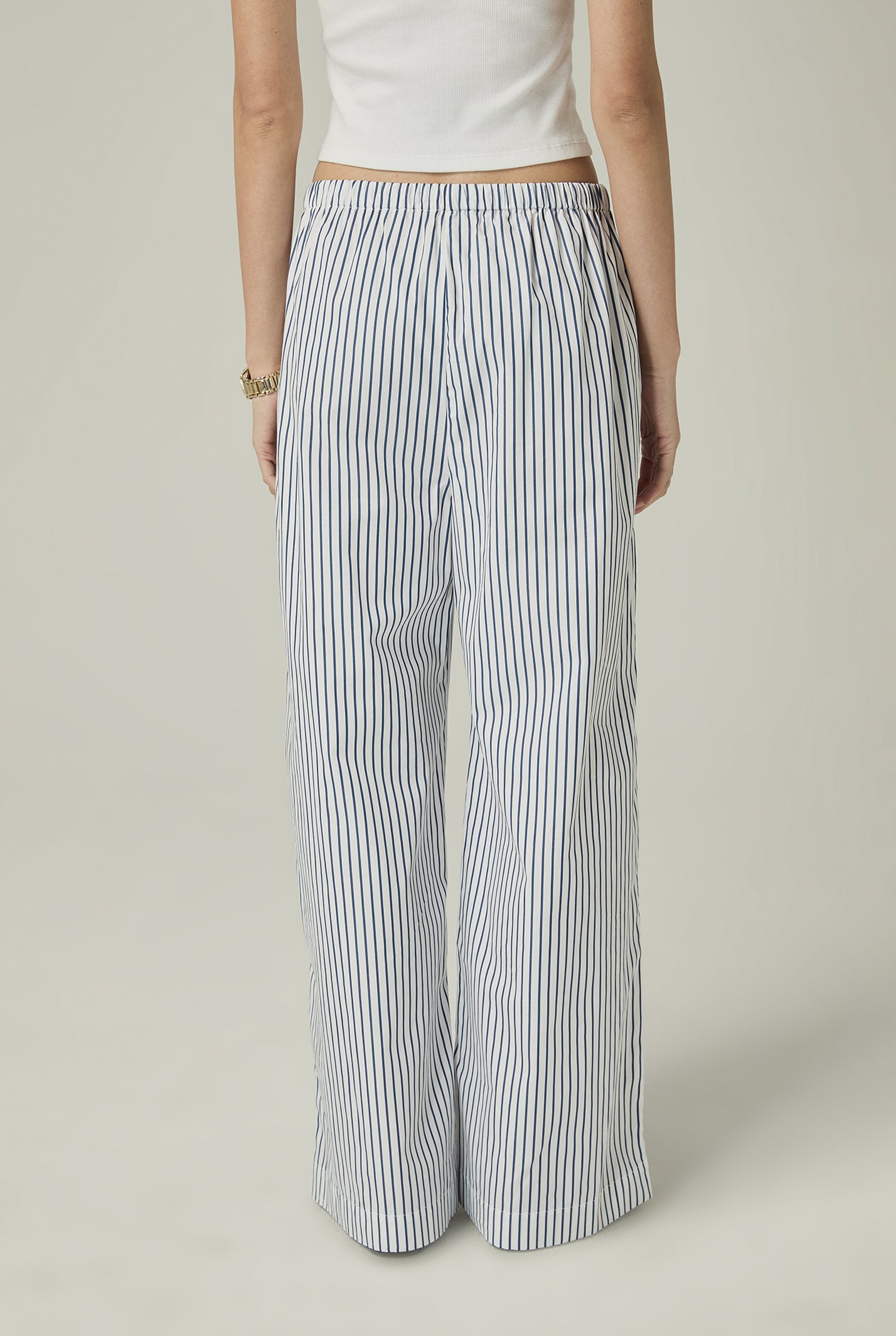 RELAXED DRAWSTRING STRIPE PANTS - CC Double O Official Store