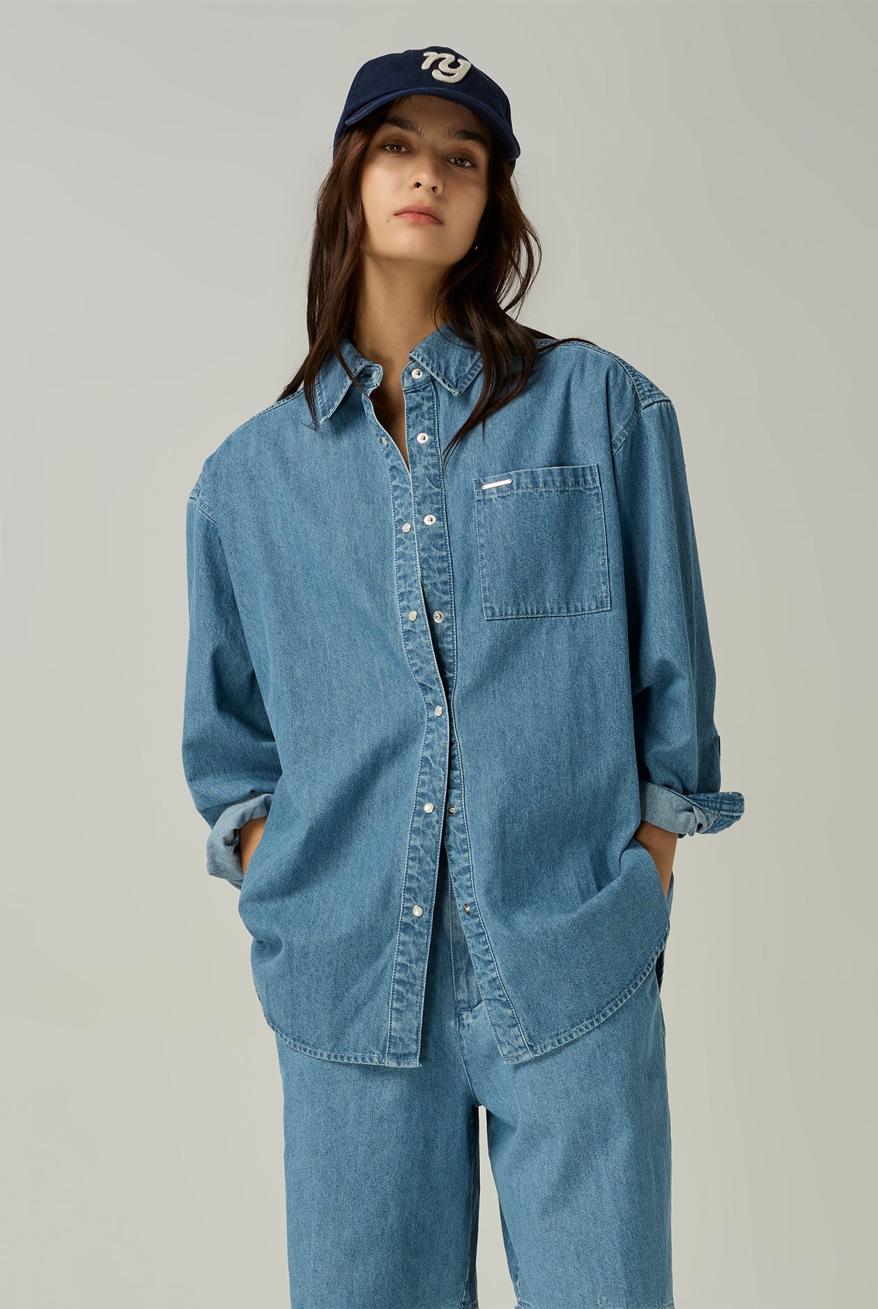 OVERSIZED DENIM SHIRT