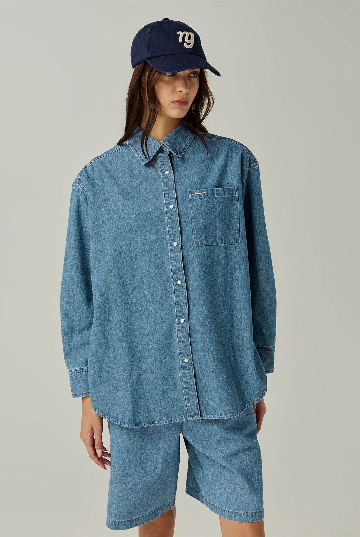OVERSIZED DENIM SHIRT
