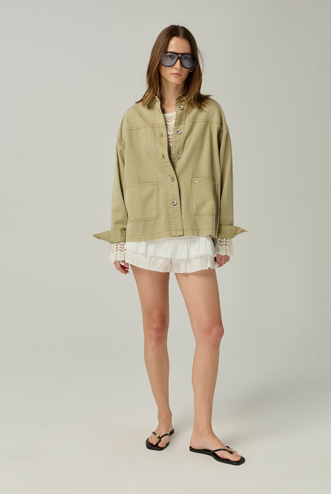 LAYERED FRILL MINI SKORT