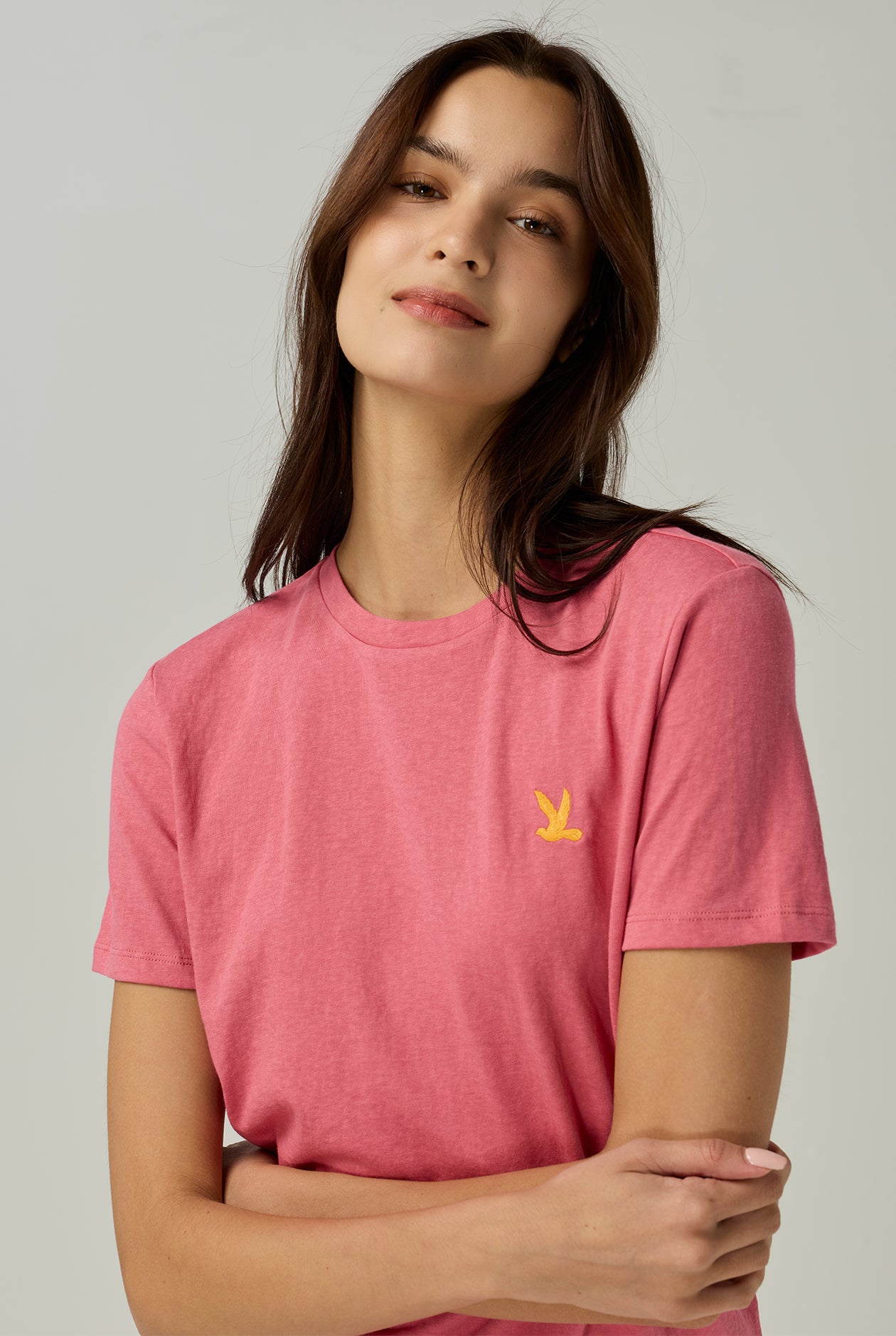 CC DOUBLE O SIGNATURE BIRD LOGO ROUND NECK TEE