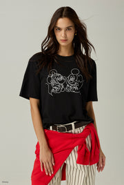 DISNEY MICKEY LINE ART GRAPHIC TEE