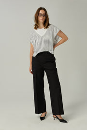 TAILORED FIT ANKLE LENGTH PANTS
