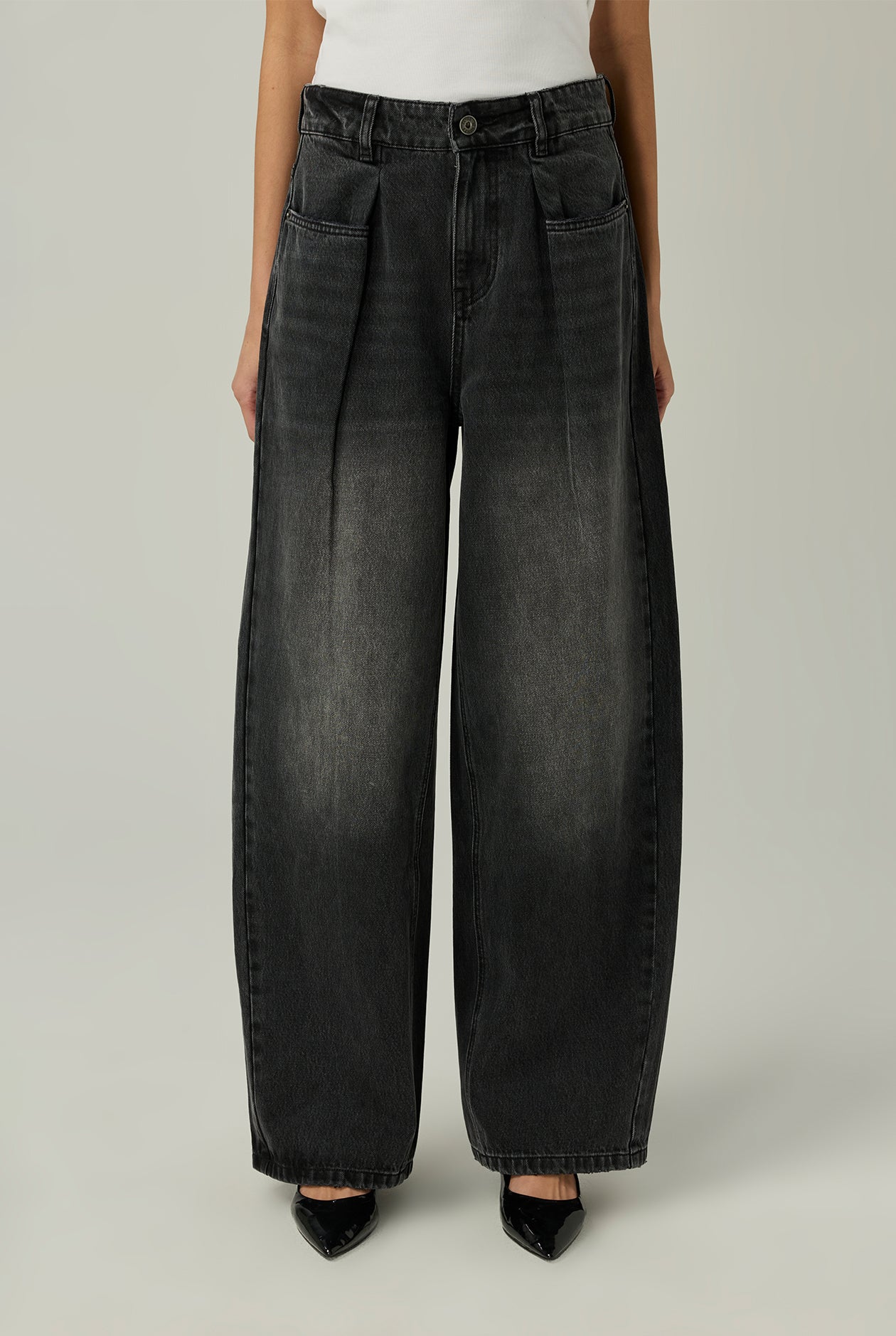 PLEAT BARREL JEANS - CC Double O Official Store