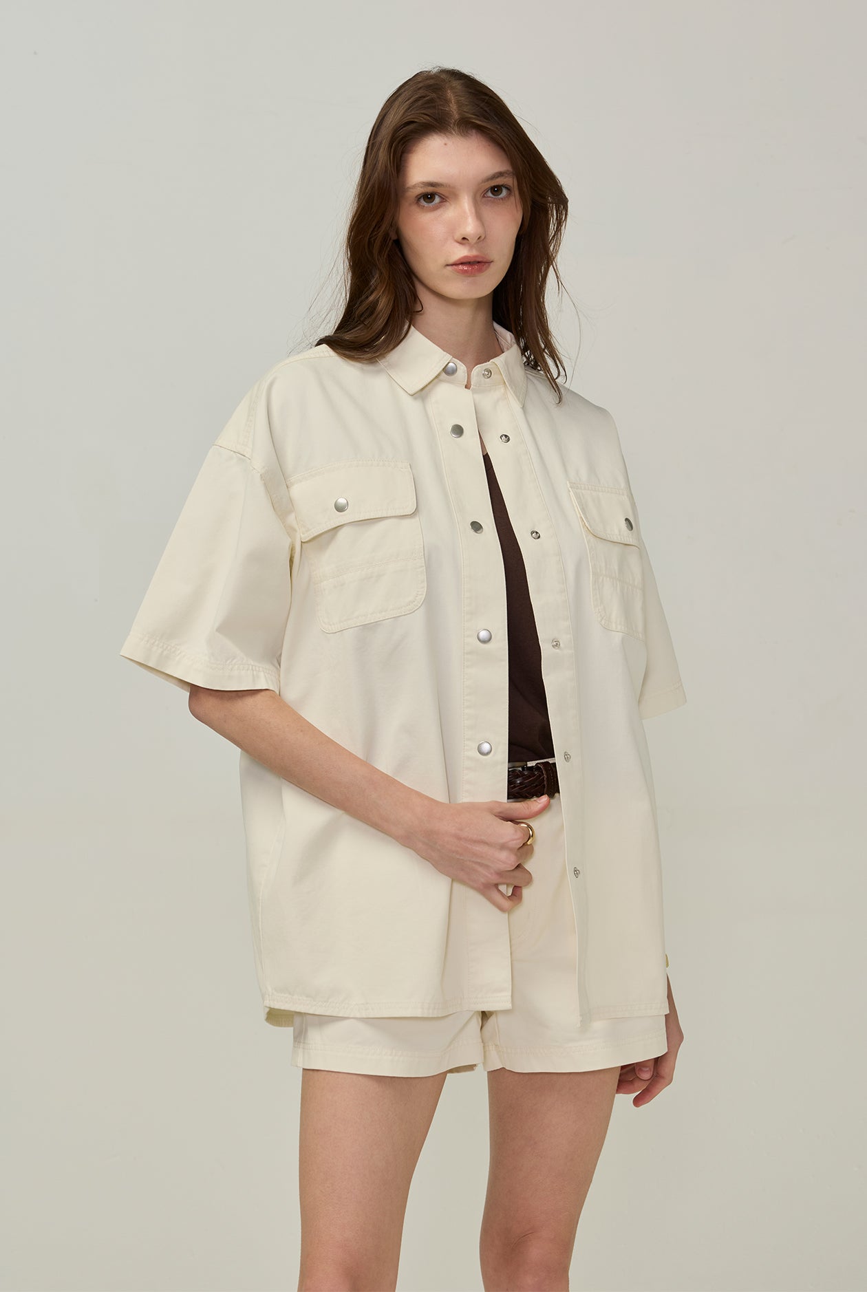 UTILITY OVERSIZED POCKET SHIRT