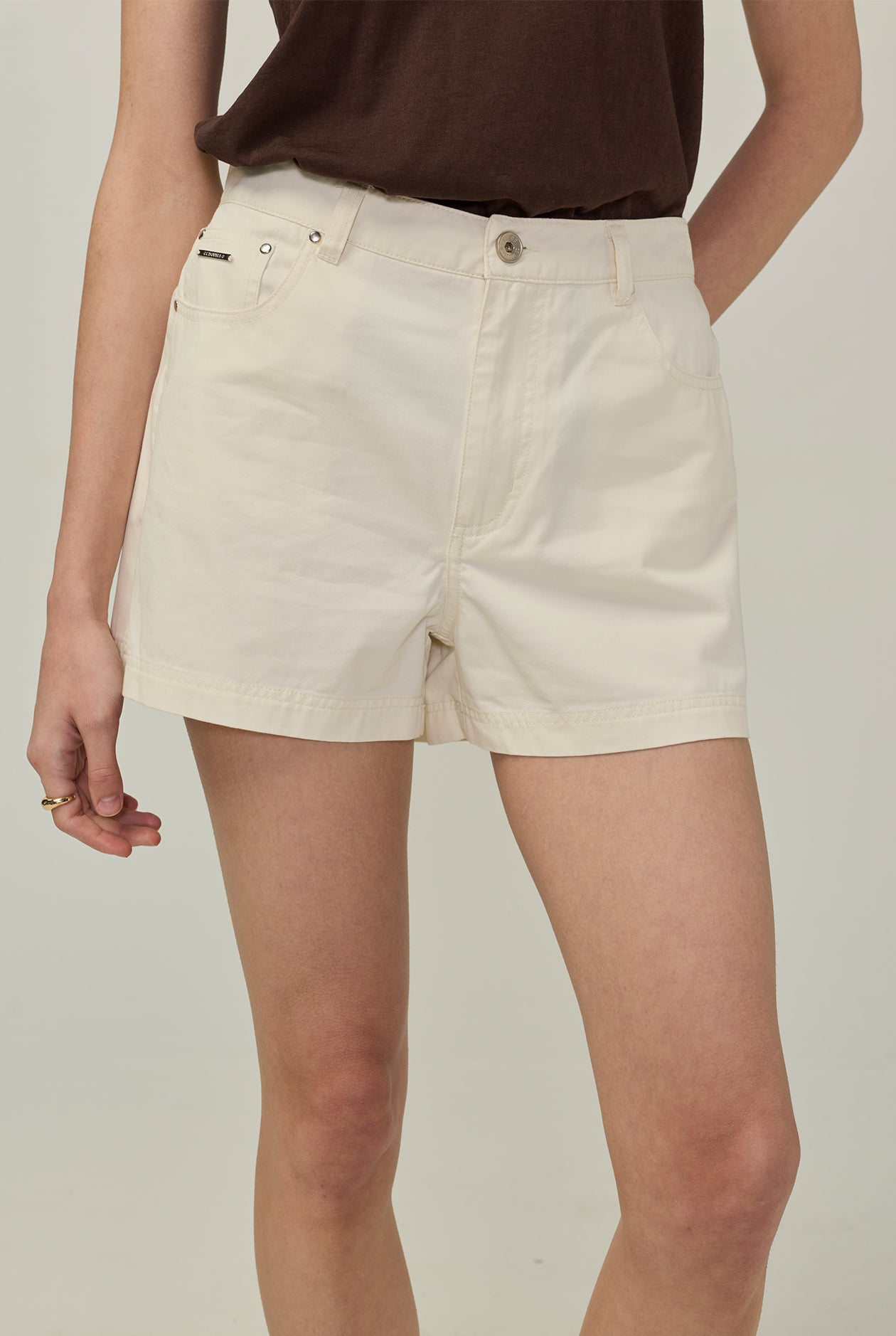UTILITY CONCEALED ZIP SHORTS