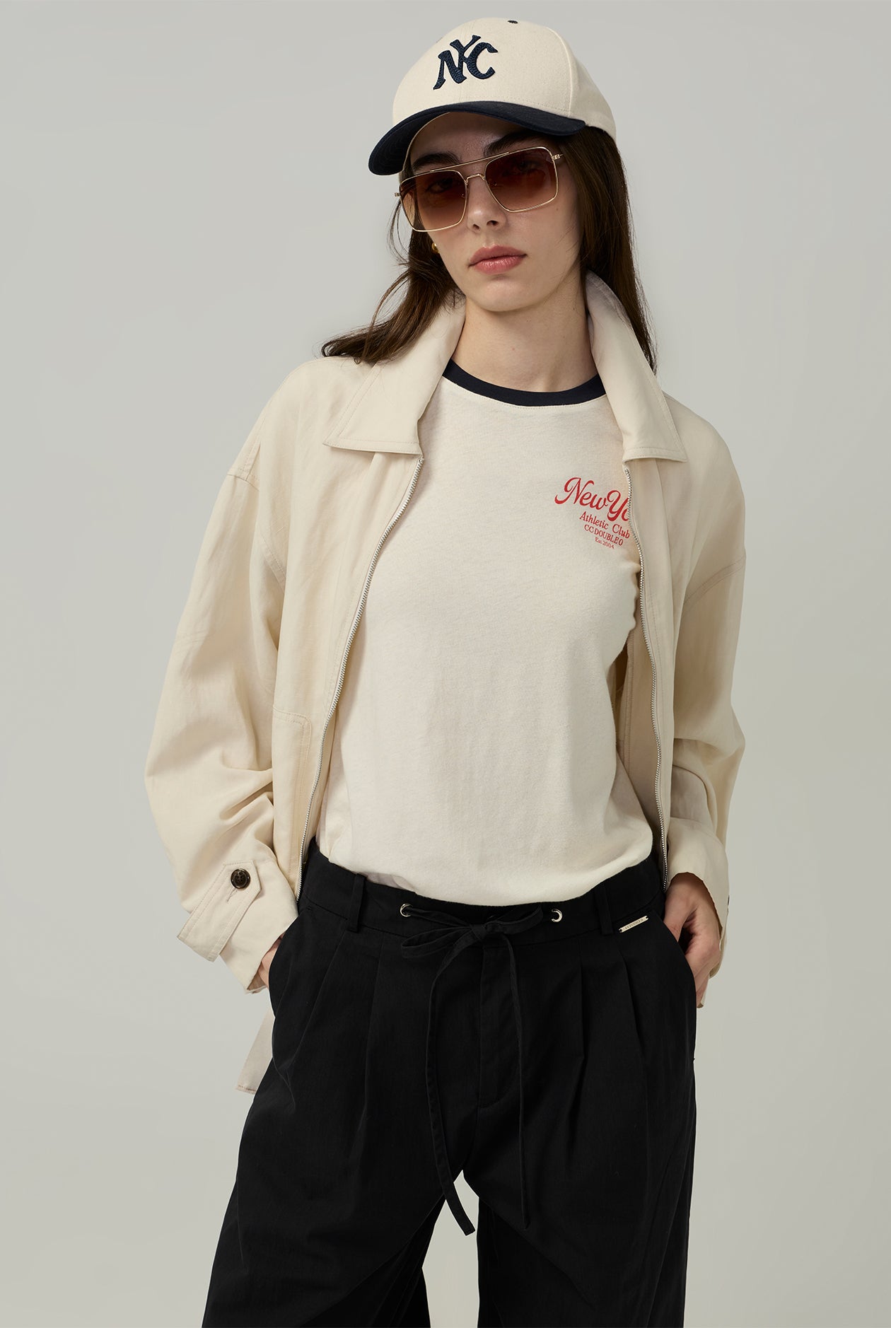NEW YORK RINGER TEE