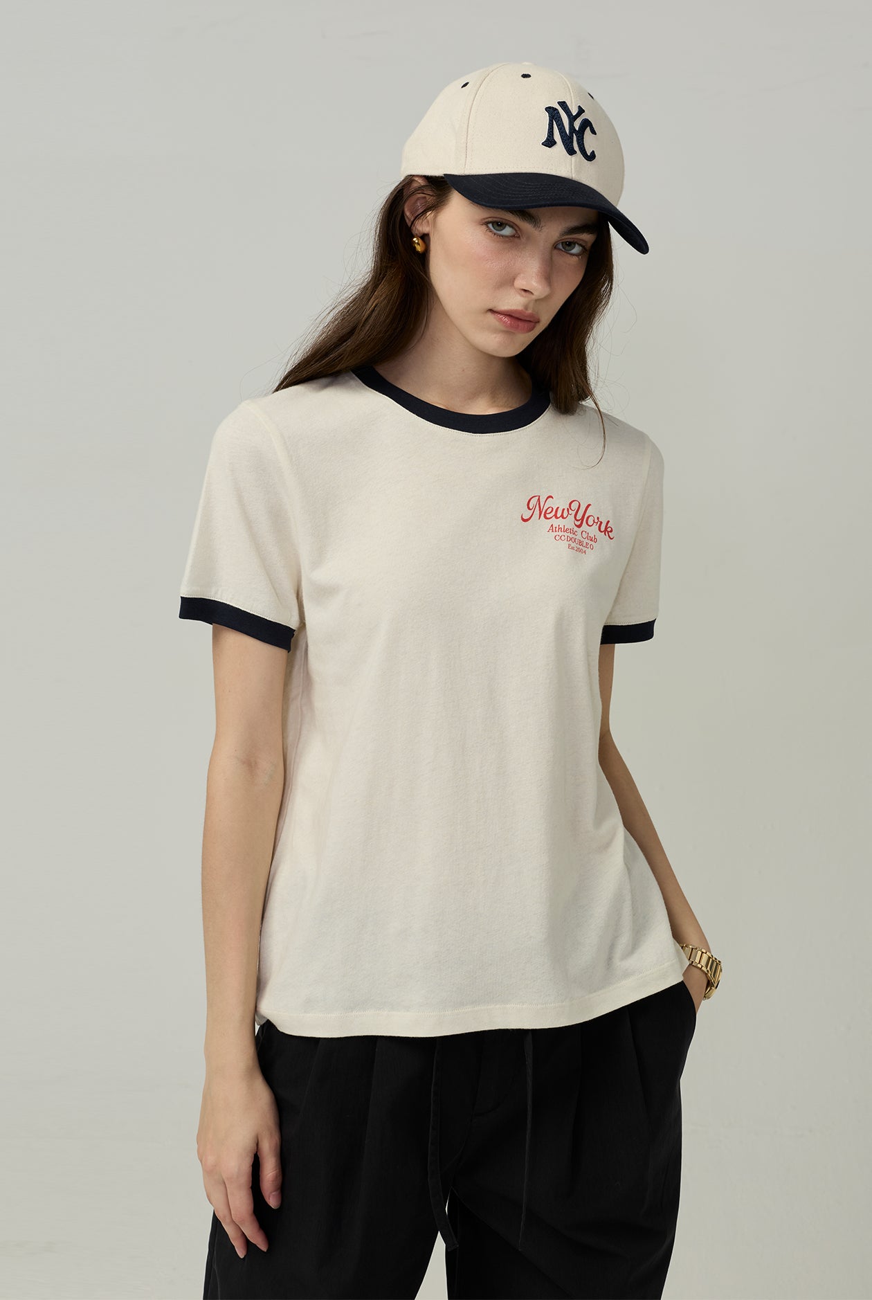 NEW YORK RINGER TEE