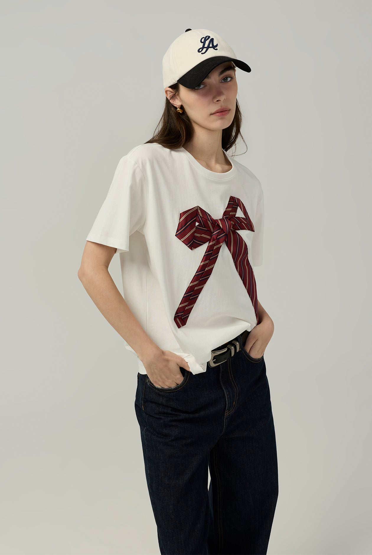 3D BOW OVERSIZED T-SHIRT