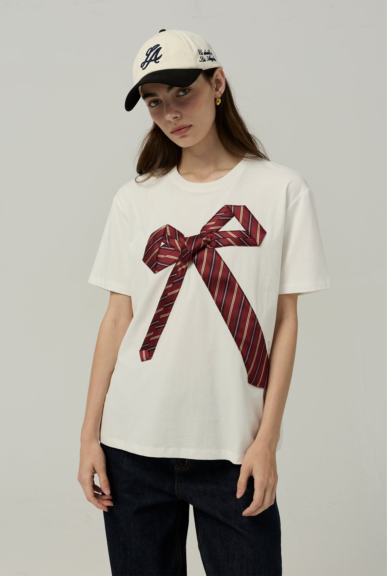 3D BOW OVERSIZED T-SHIRT