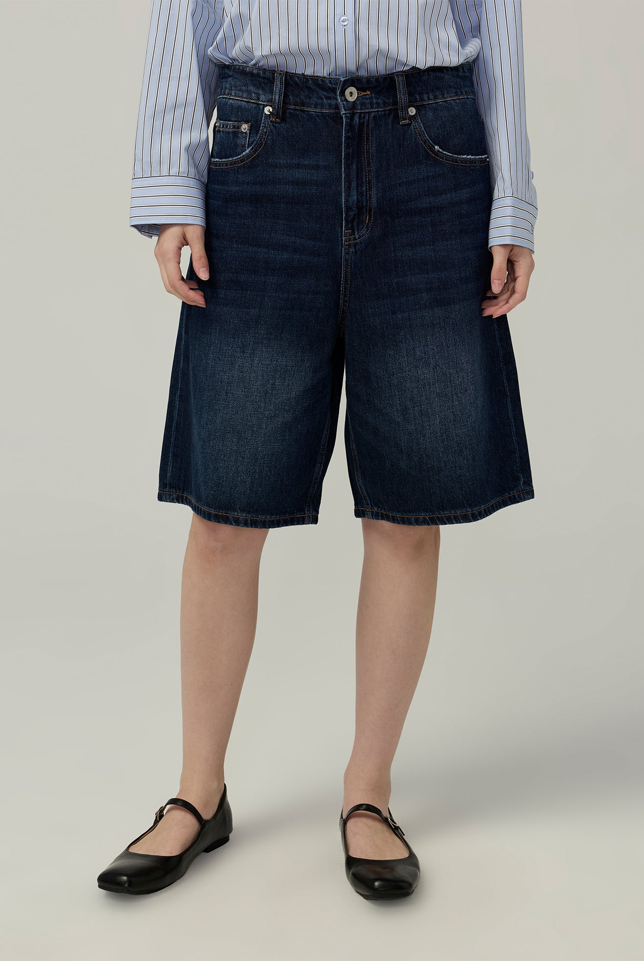 BERMUDA DENIM SHORTS