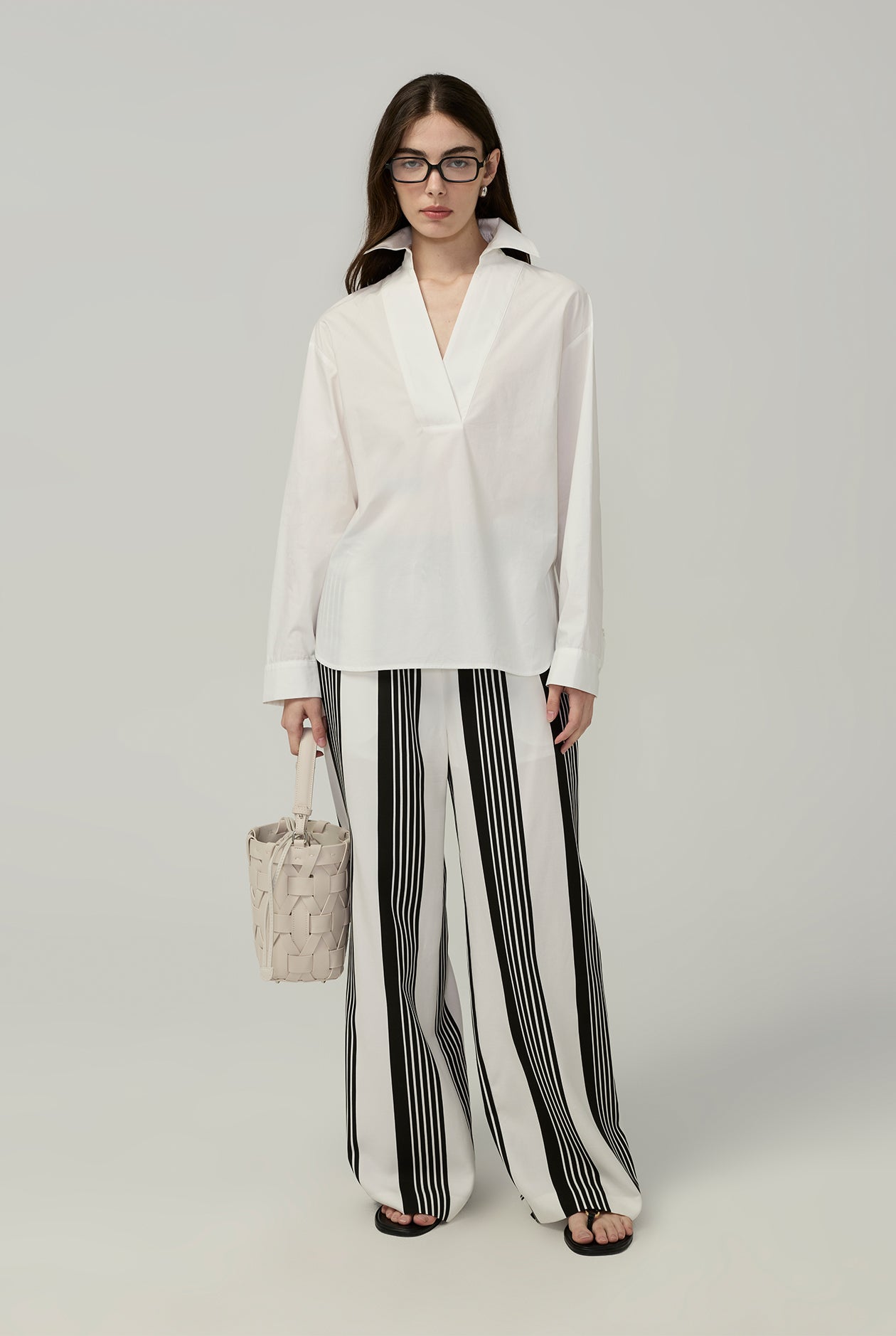POPLIN POPOVER OVERSIZED SHIRT