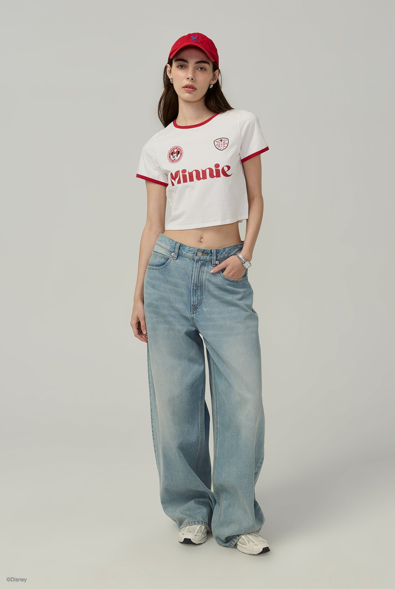 MINNIE MOUSE RINGER BABY TEE