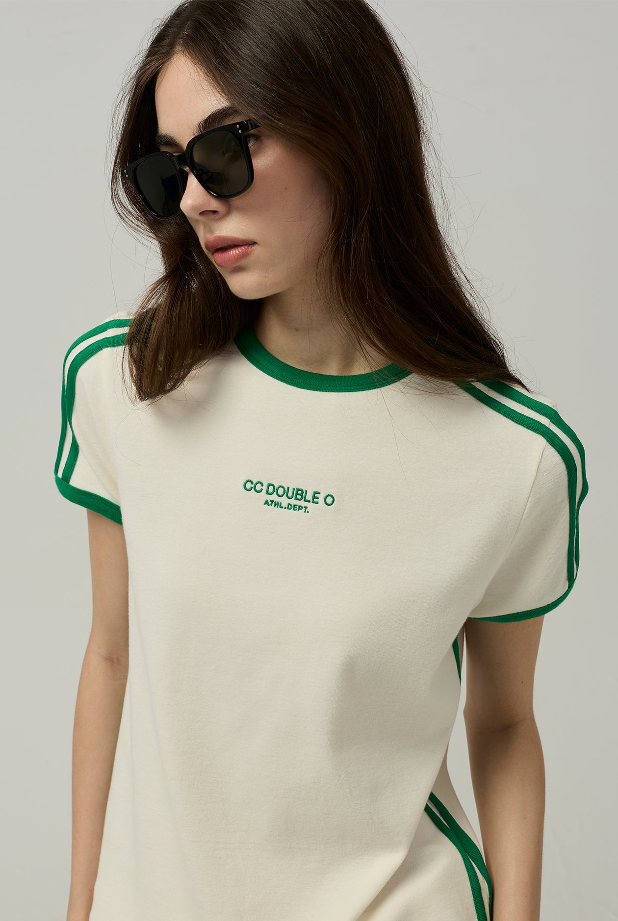 CONTRAST TRIM RINGER TEE