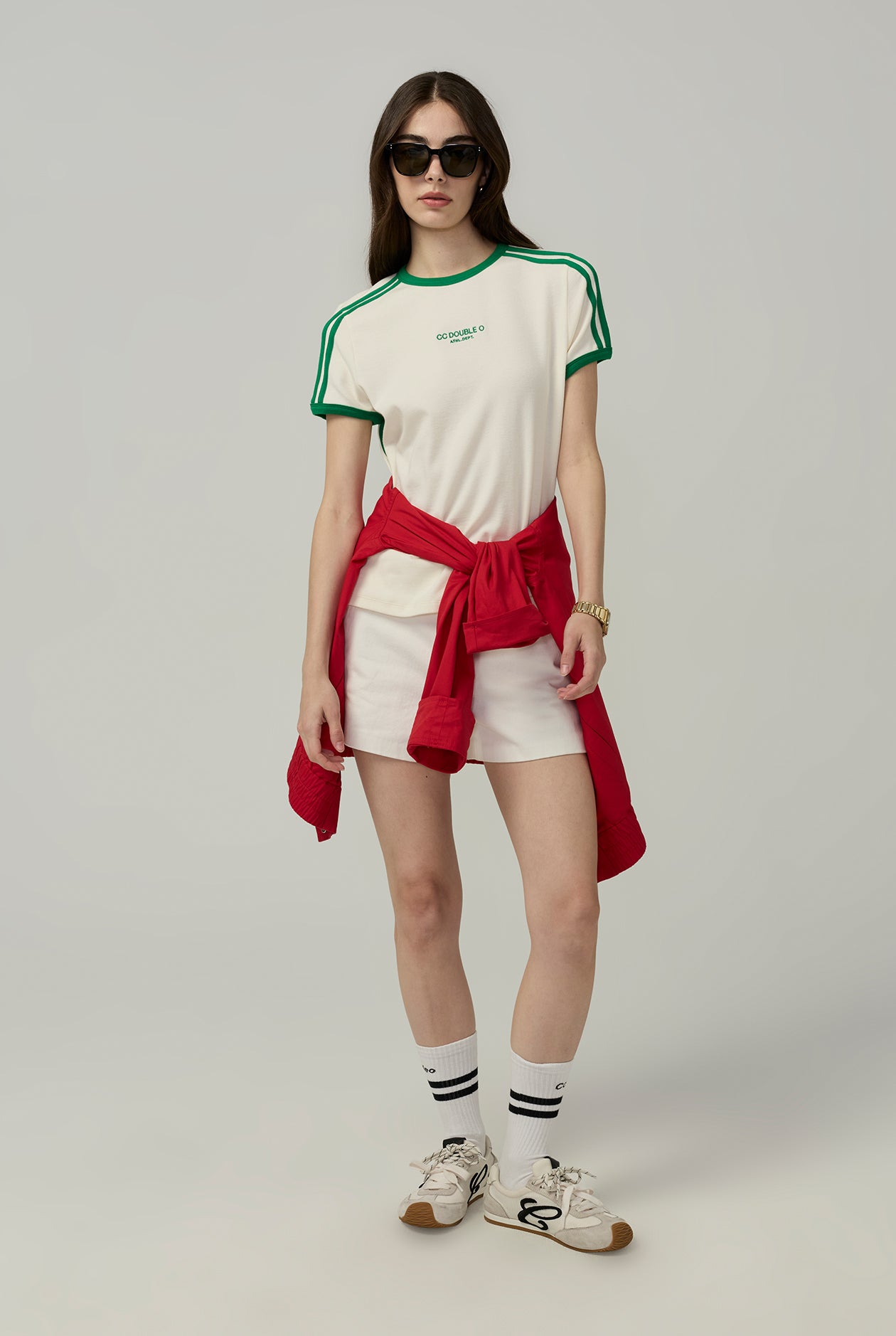 CONTRAST TRIM RINGER TEE