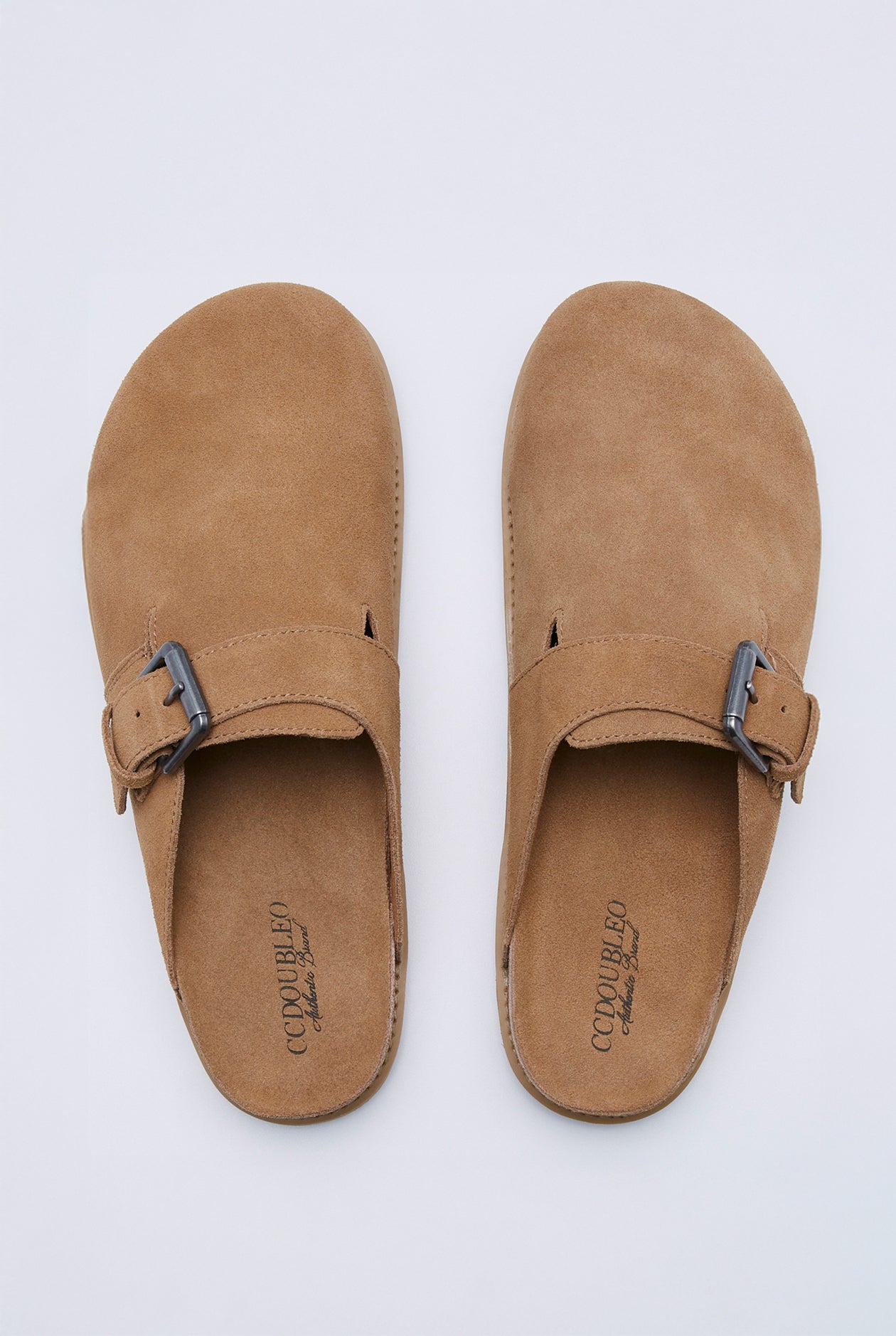 SUEDE MULES SANDALS