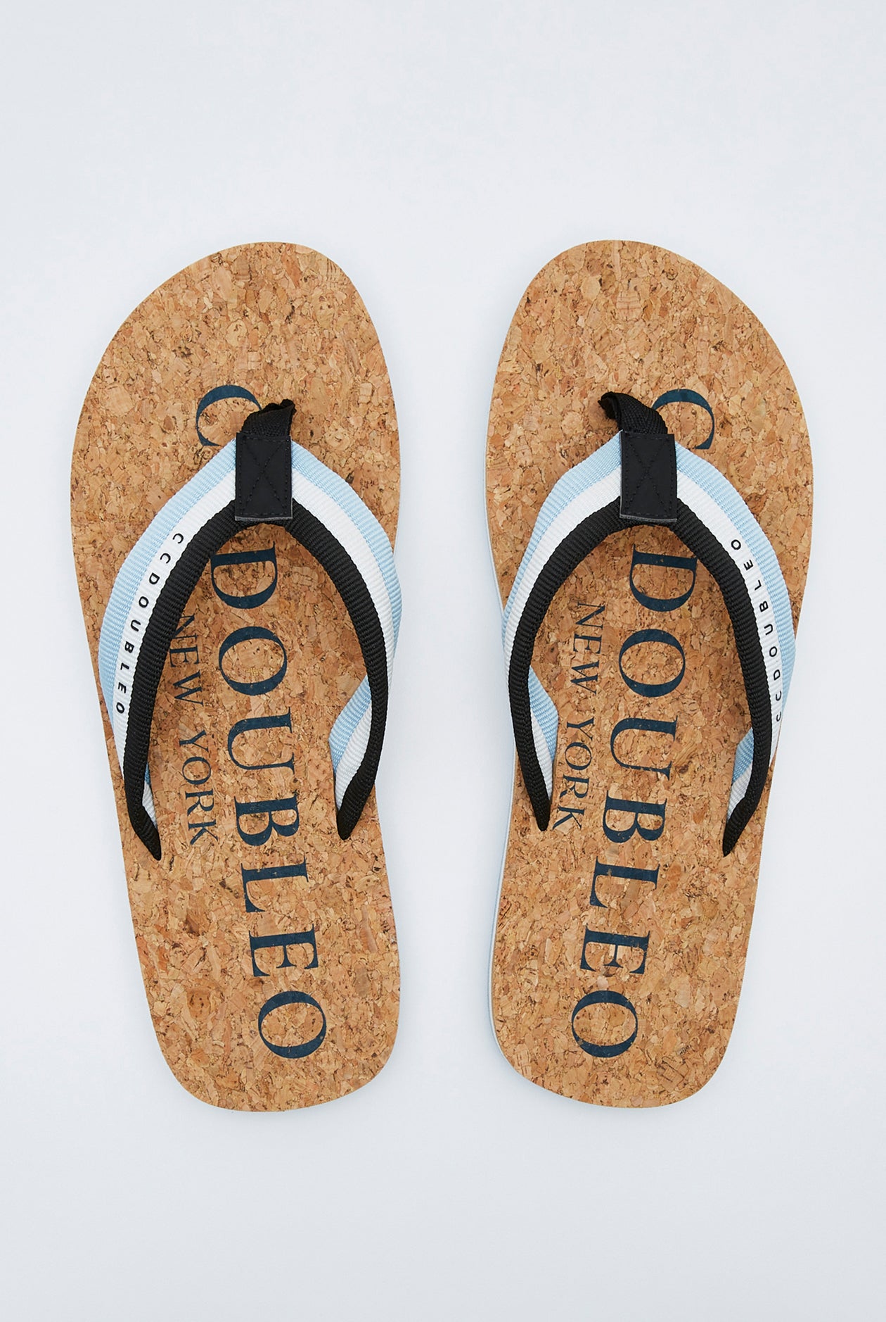 TWO TONE LOGO STRAP SANDALS