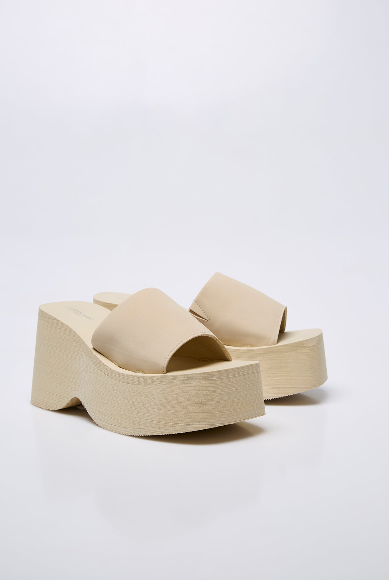 WIDE STRAP PLATFORM MULES