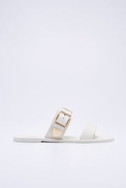 BUCKLE SLIDE SANDALS