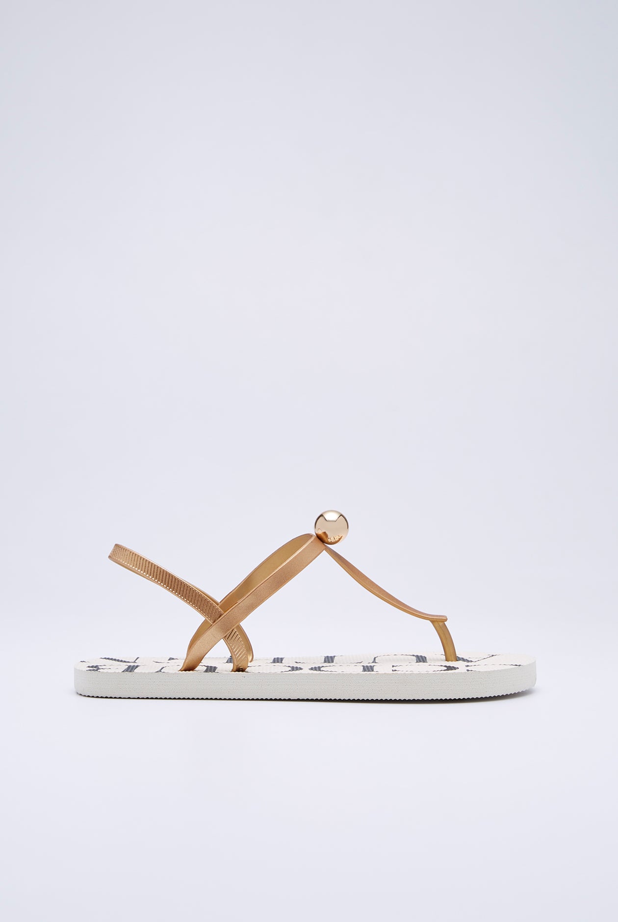 LOGO PRINTED FLIP FLOPS White / 40