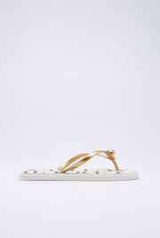LOGO PRINTED FLIP FLOPS White / 40