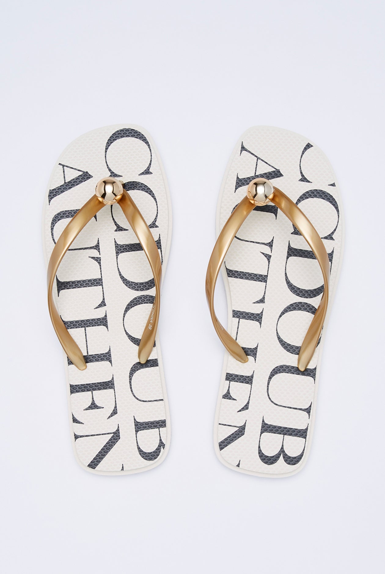 LOGO PRINTED FLIP FLOPS White / 40